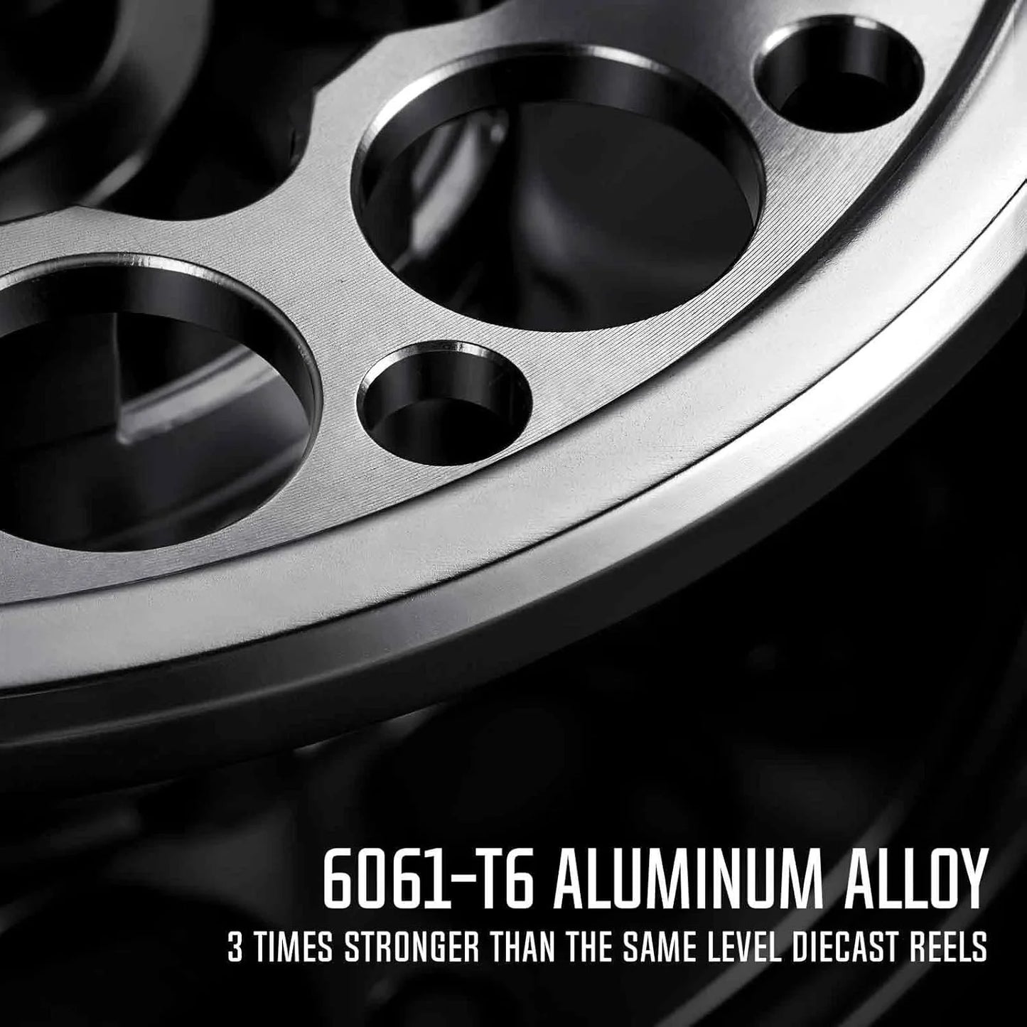 Fishing Reel, CNC-Machined Aluminum Alloy Fly Reel, 3/4, 5/6, 7/8, Weight, Black, Gunmetal