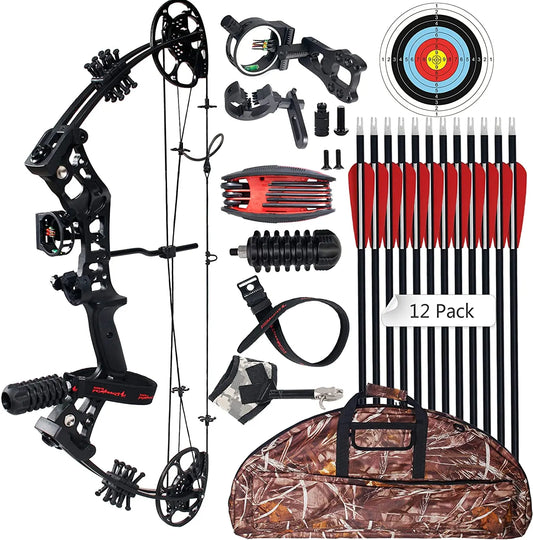 15-45lbs Compound Bow 18.25"-29"