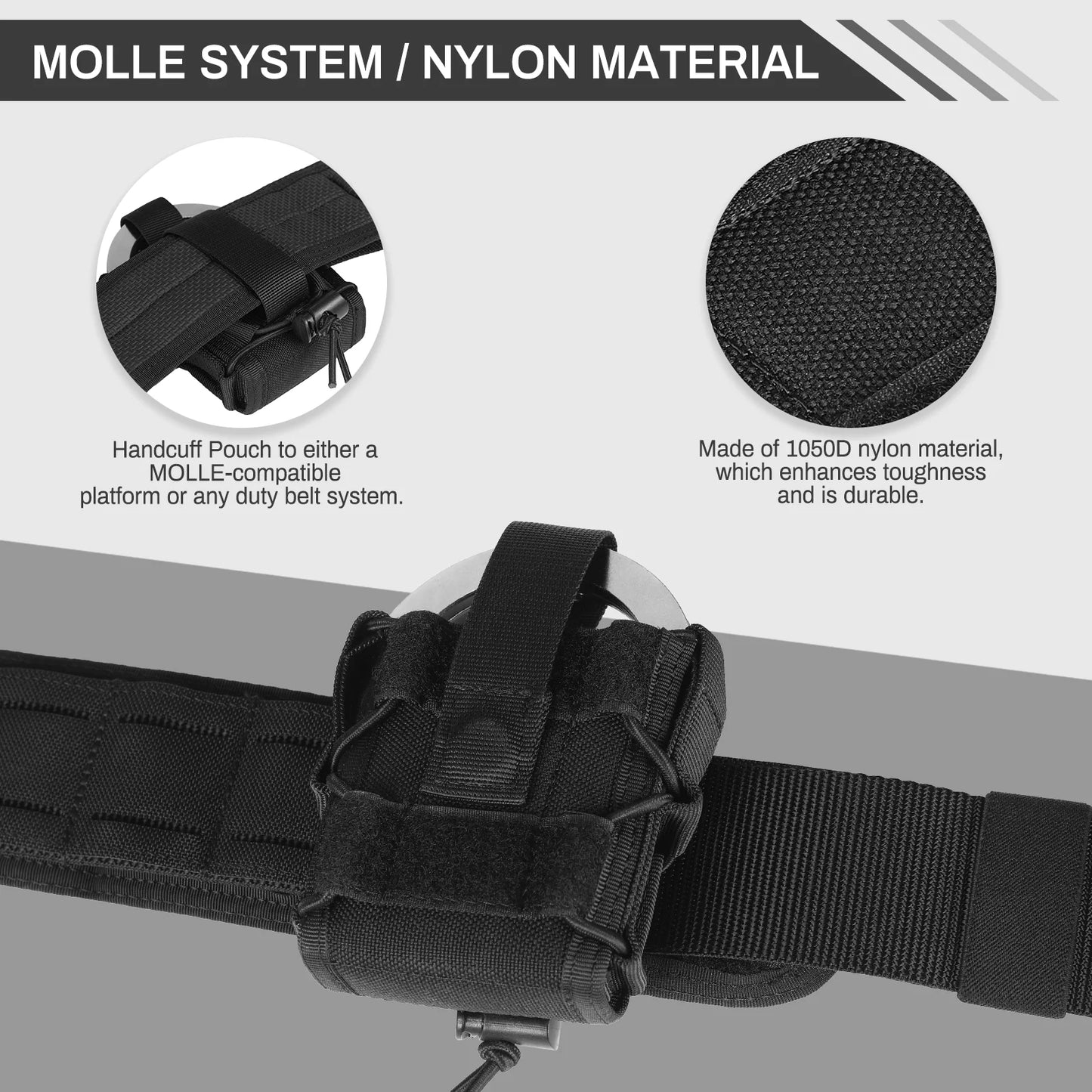 Tactical Handcuff Pouch Mollo Handcuff Bag