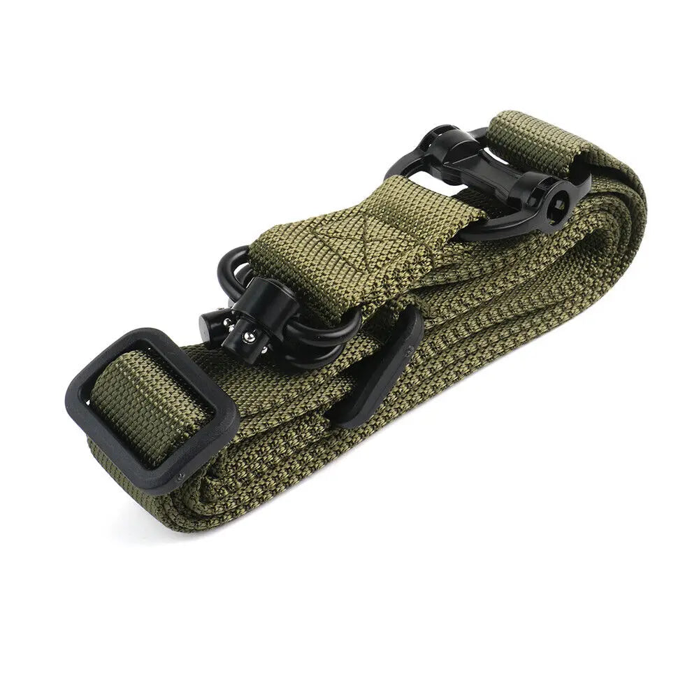 MS4 DUAL QD Multi-Mission 2 Point Sling Strap D-Ring ButtStock Sling Buckle