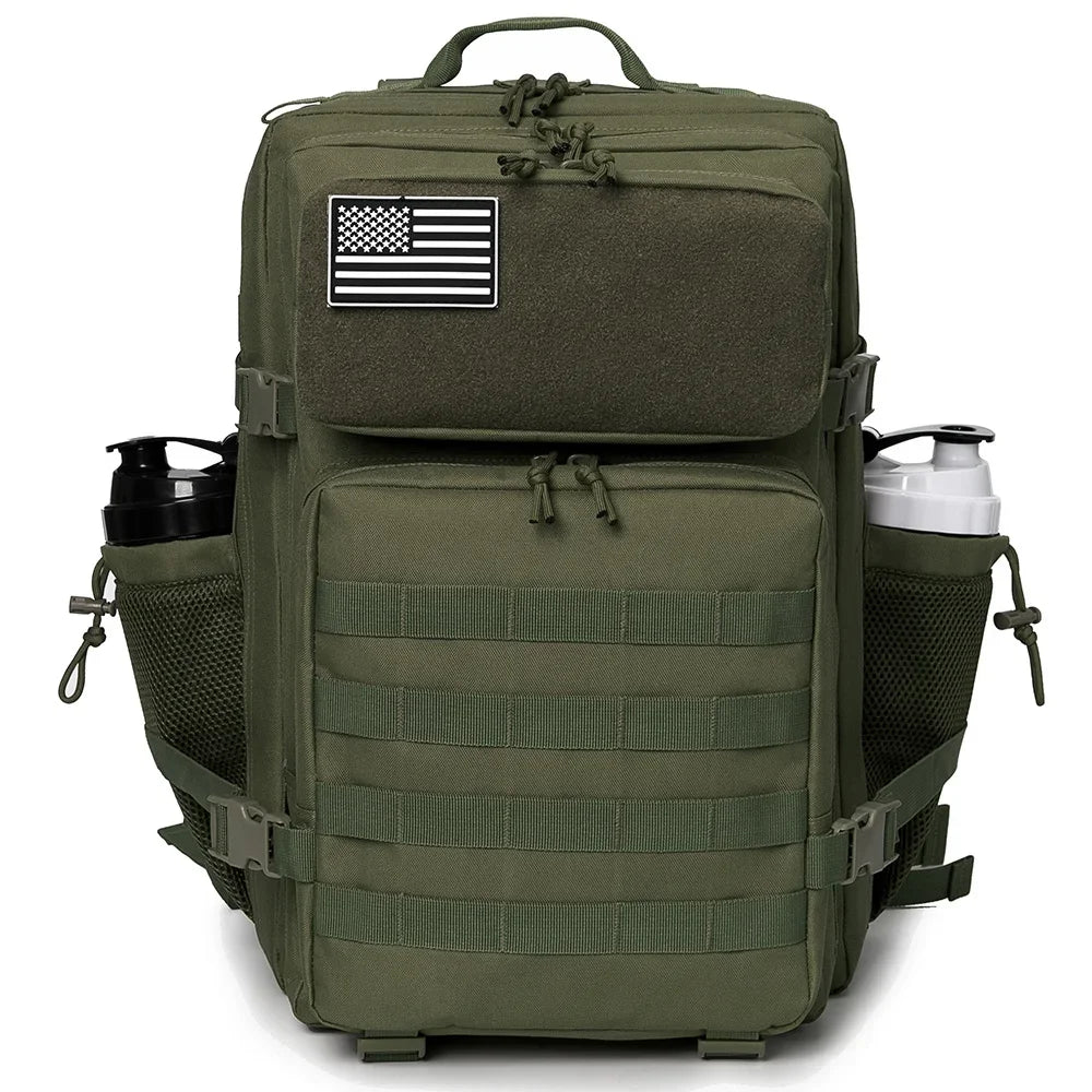 QT&QY 50L Military Tactical Backpack Army Bag Hunting