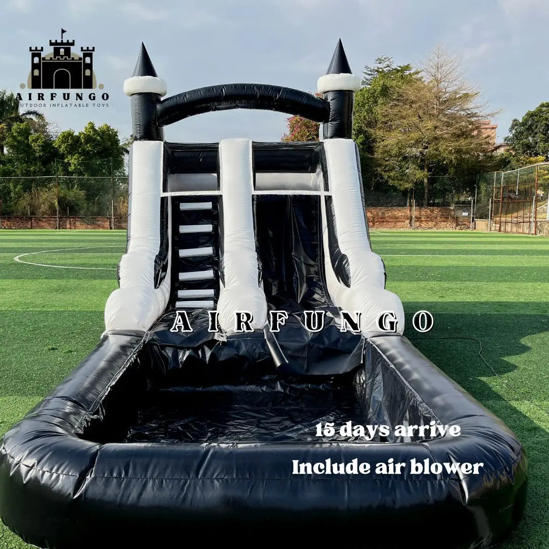 Commercial Grade Inflatable Water Slide with Splash Pool Bouncy Castle