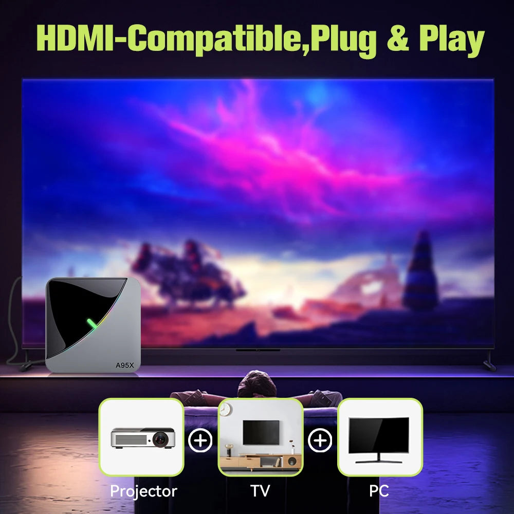 Retro Gaming Console For TV/Projector 4K HD Video Game Player Built-in 50000 Games