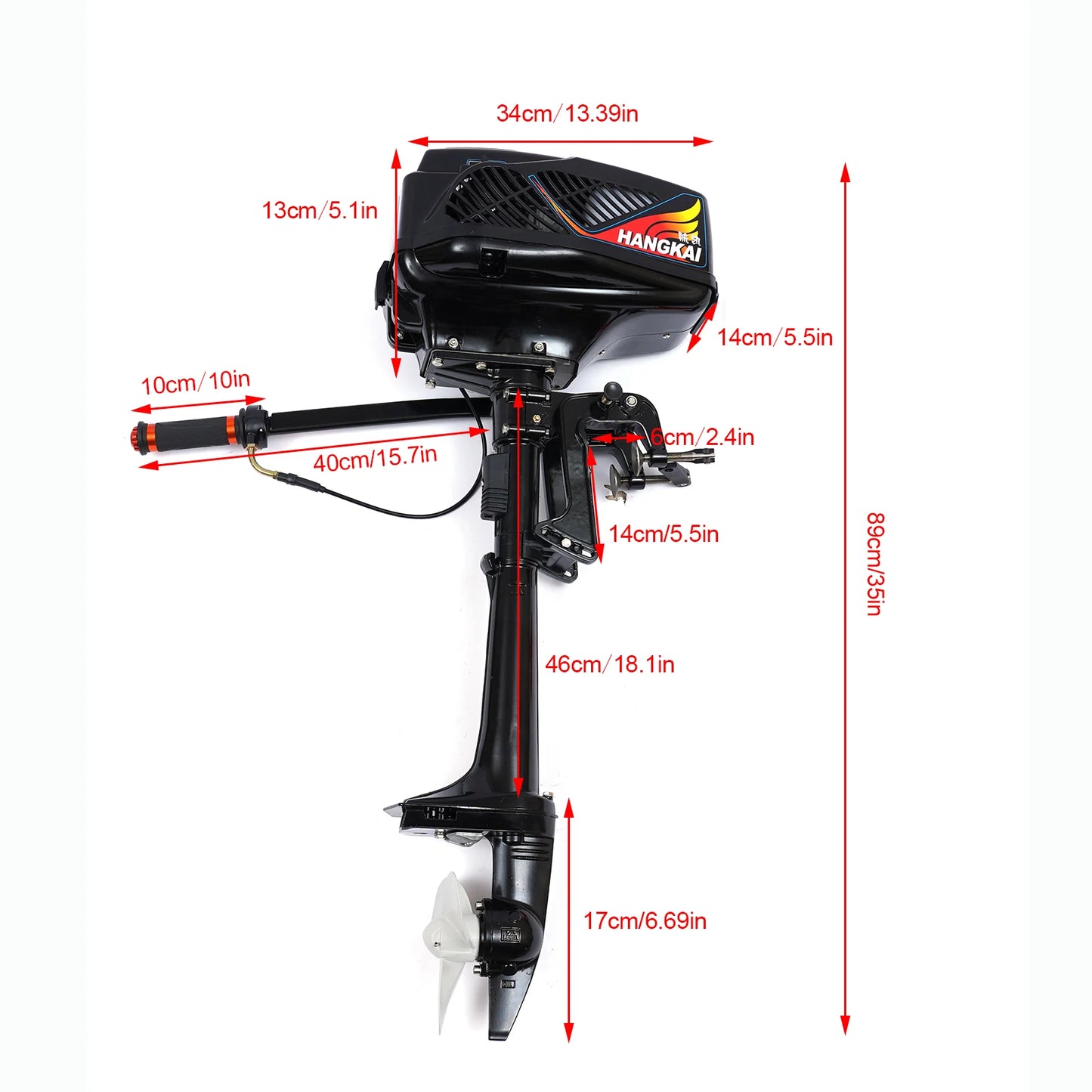 2-Stroke 3.5HP/3.6HP/6HP/ 12HP/18HP Outboard Motor Engine