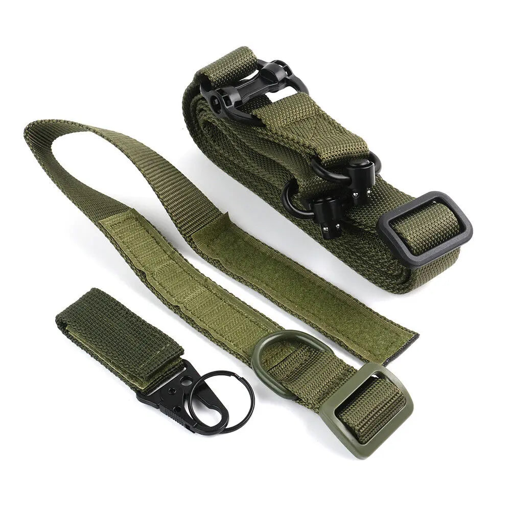 MS4 DUAL QD Multi-Mission 2 Point Sling Strap D-Ring ButtStock Sling Buckle