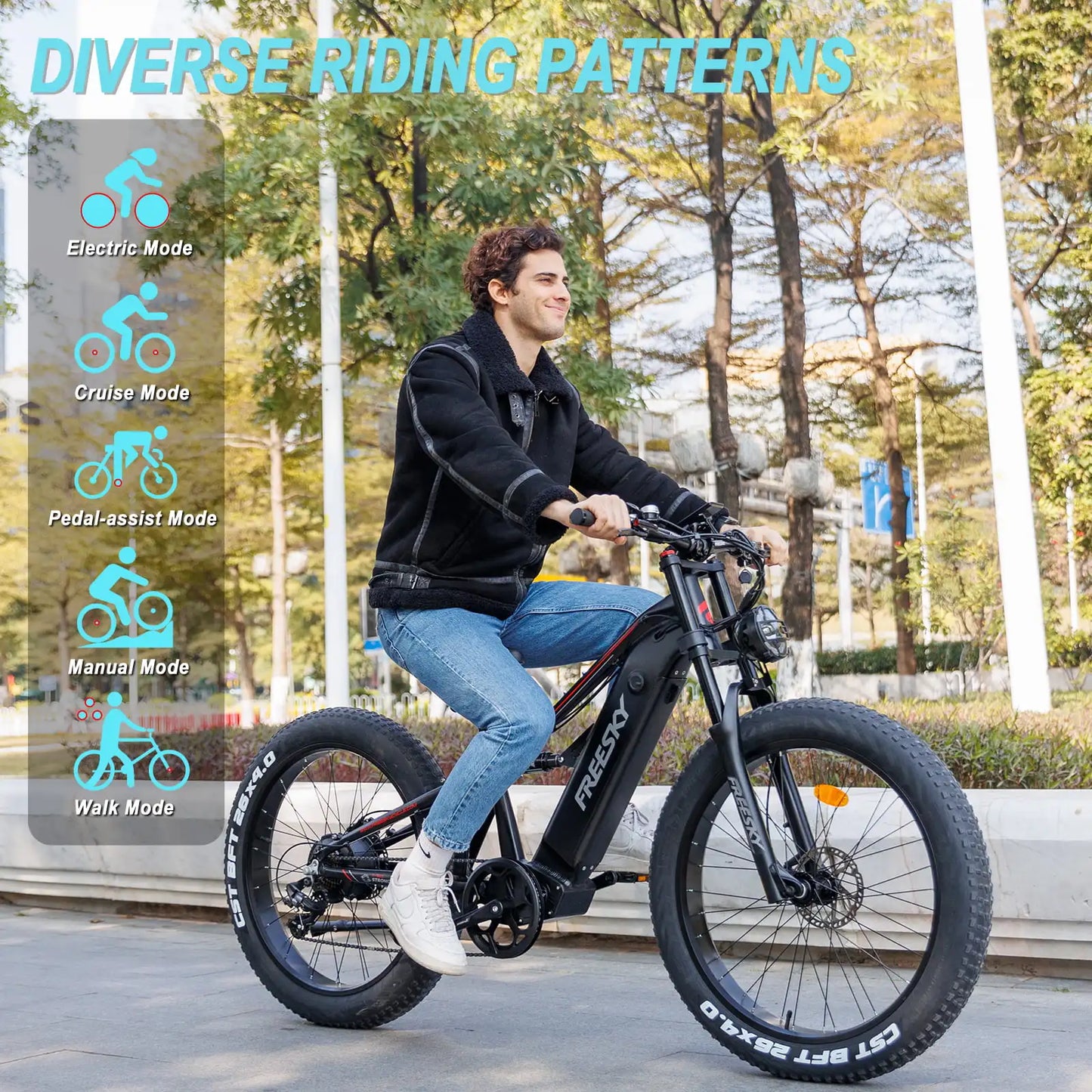 2023 FREESKY Adult Electric Bike