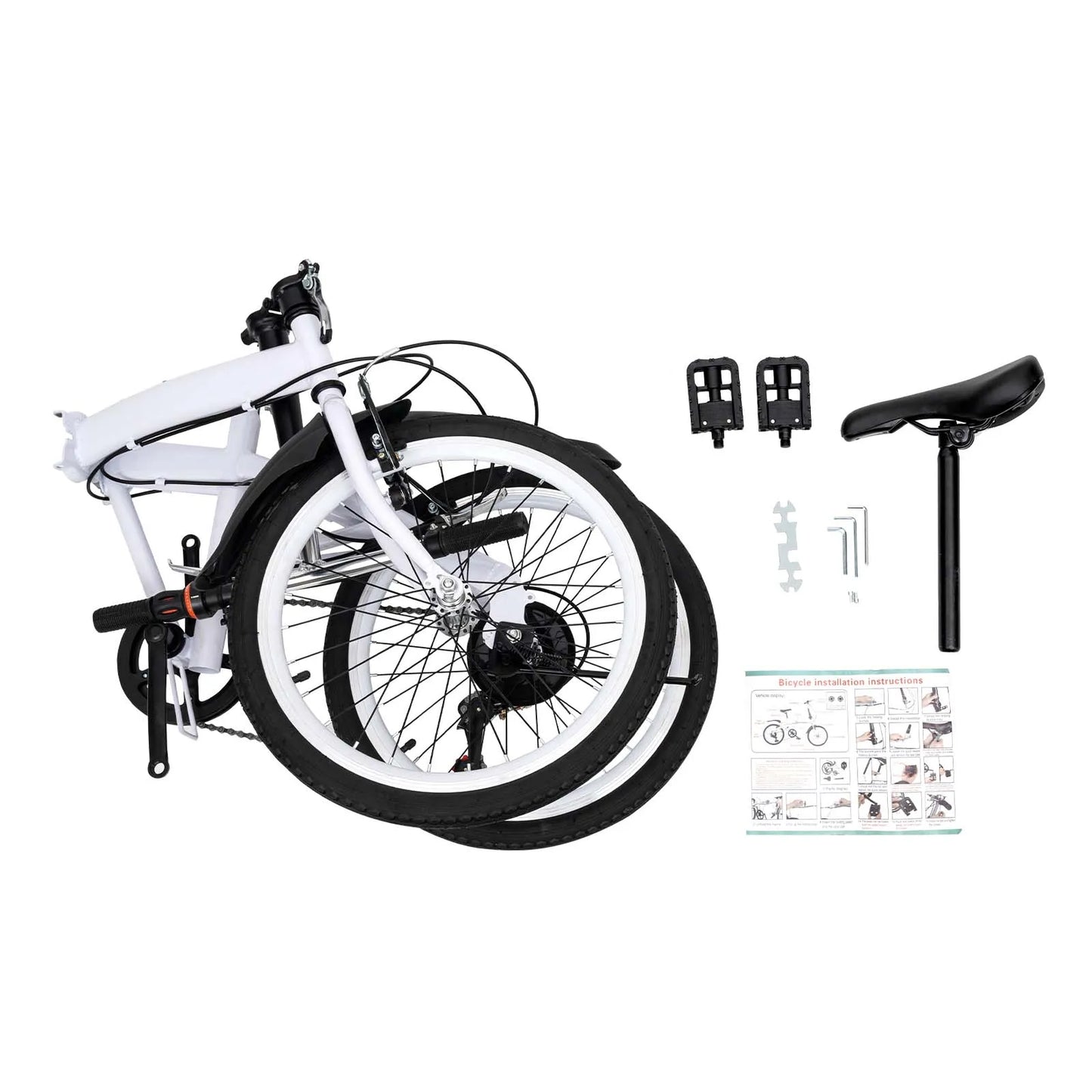 20 Inch Foldable Bicycle 6 Speeds