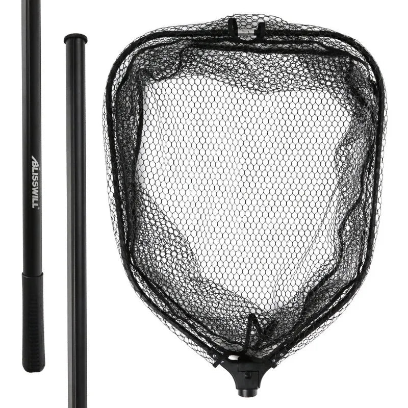 BLISSWILL Large Fishing Net Collapsible Fish Landing Net