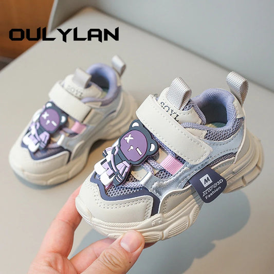 Kids Shoes for Boys Girls Soft Sneakers Kids Fashion Design Walking Shoes Sneakers Non-slip Casual Shoes Breathable Outdoor Shoe