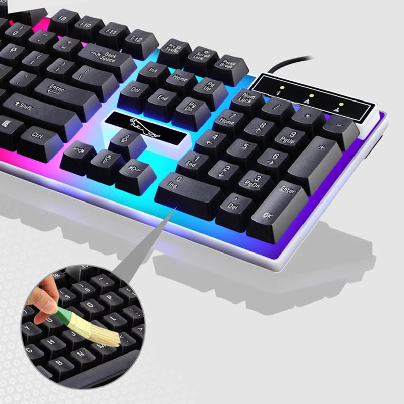 NEW G21 Wired Luminous Keyboard and Mouse Set