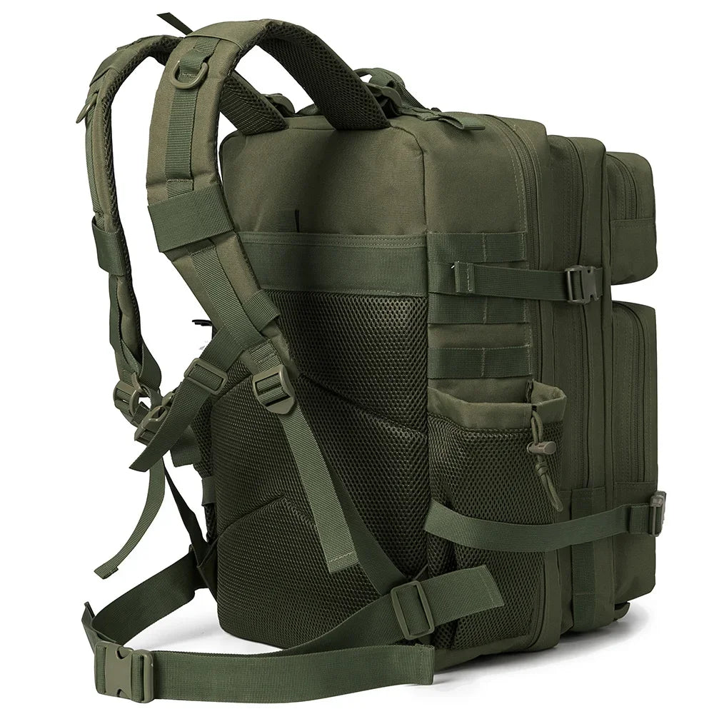 QT&QY 50L Military Tactical Backpack Army Bag Hunting