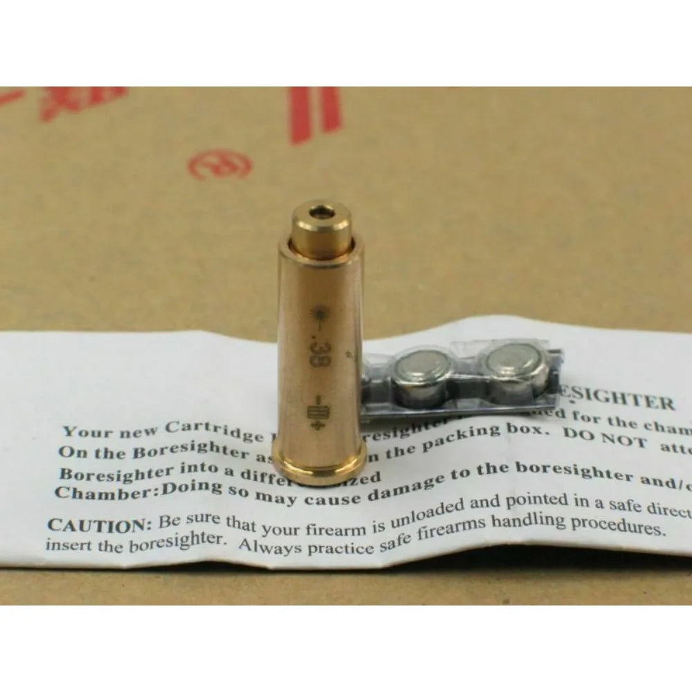 CAL .38 Boresight Cartridge Red Laser Bore Sighter