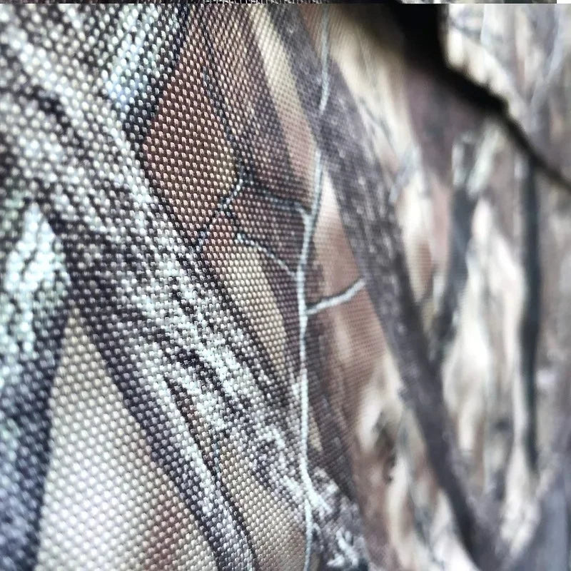 Deluxe Steel Frame 3 or 4 Person Hunting Ground Blind Shoot Through Mesh Windows and Anchoring System