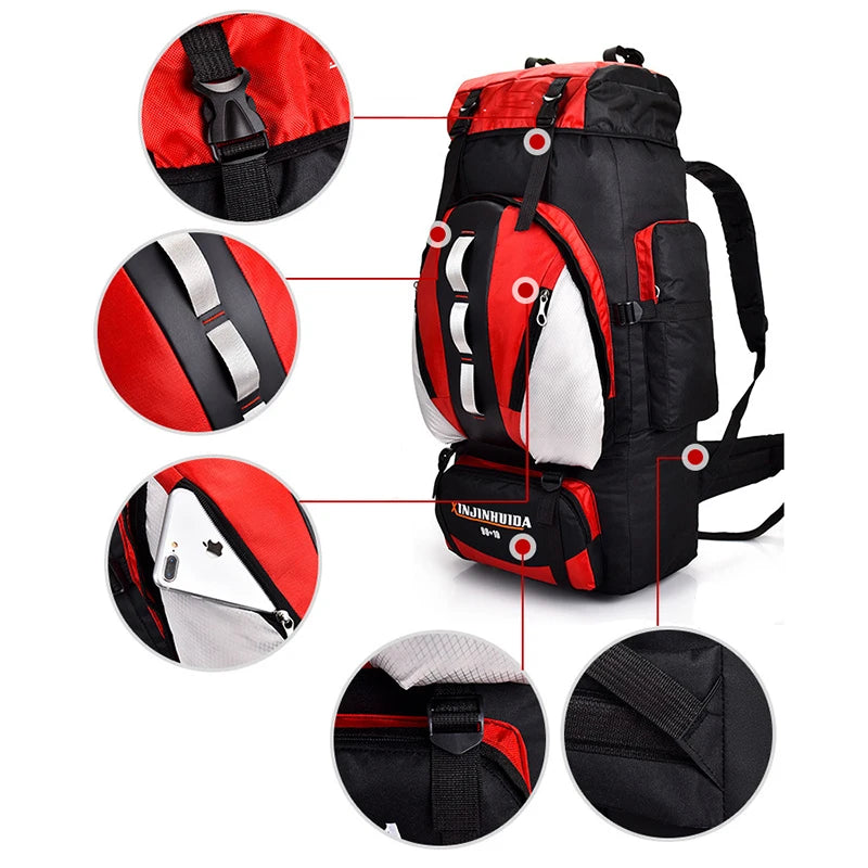 90L Travel Backpack Camping Bag