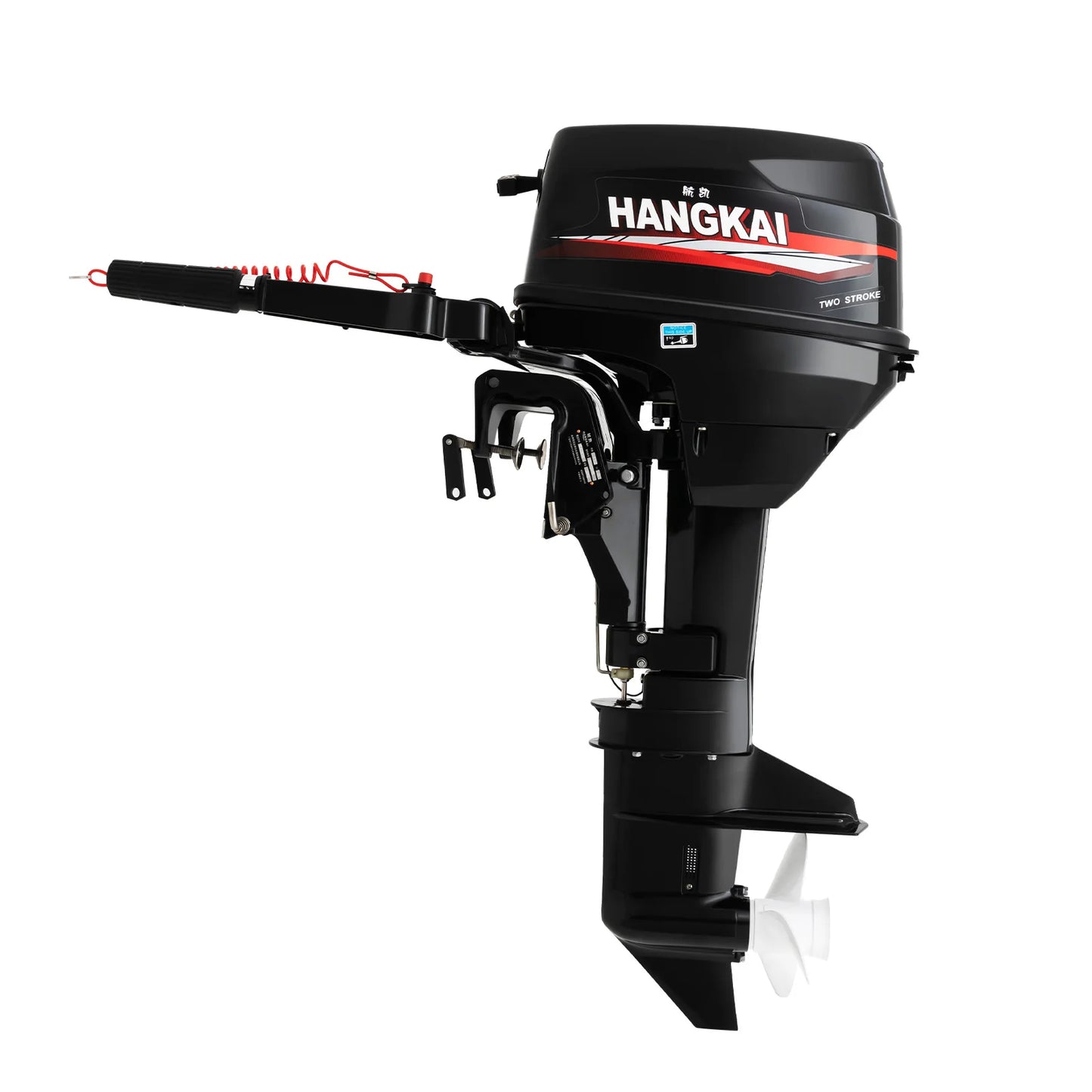 Hangkai 2 Stroke 12 hp Outboard Motor, 169CC 2 Stroke Outboard Motor