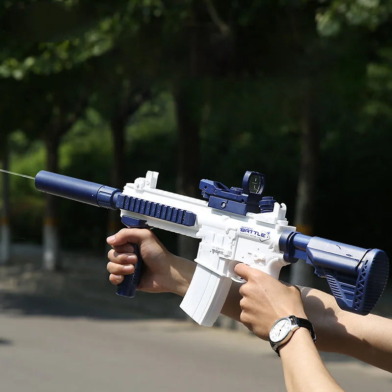 M416 Water Gun pistol 10M Long Range Portable Guns Children Summer Beach Outdoor Fight shooting Toys for Boys Kids Girls Gifts