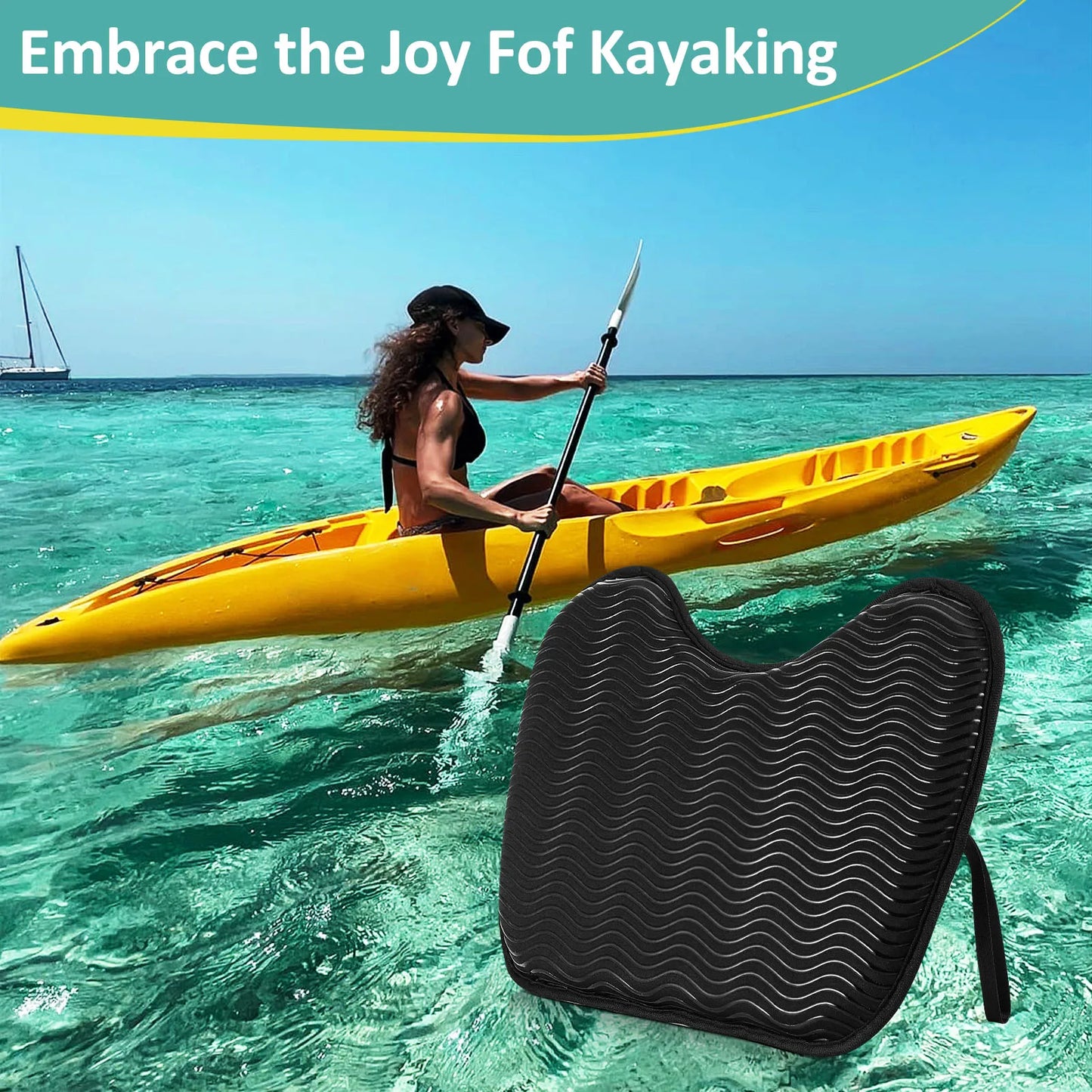 2 Pack Kayak Seat Cushion Anti Slip