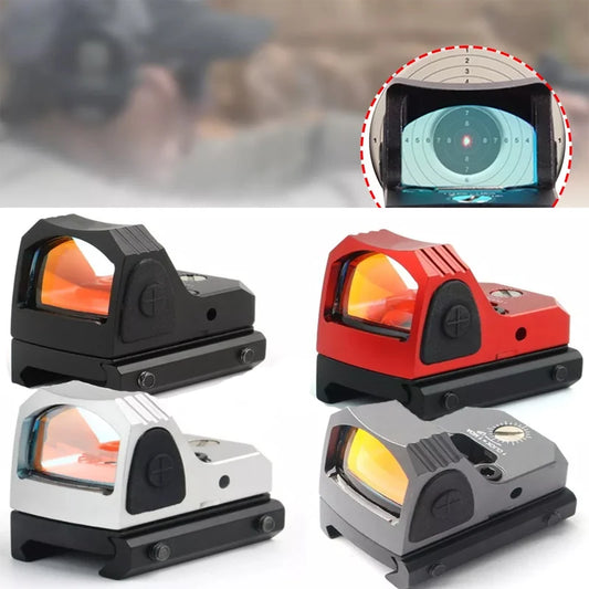 Tactical Mini RMR Red Dot Sight Collimator Glock Rifle Reflex Sight Scope