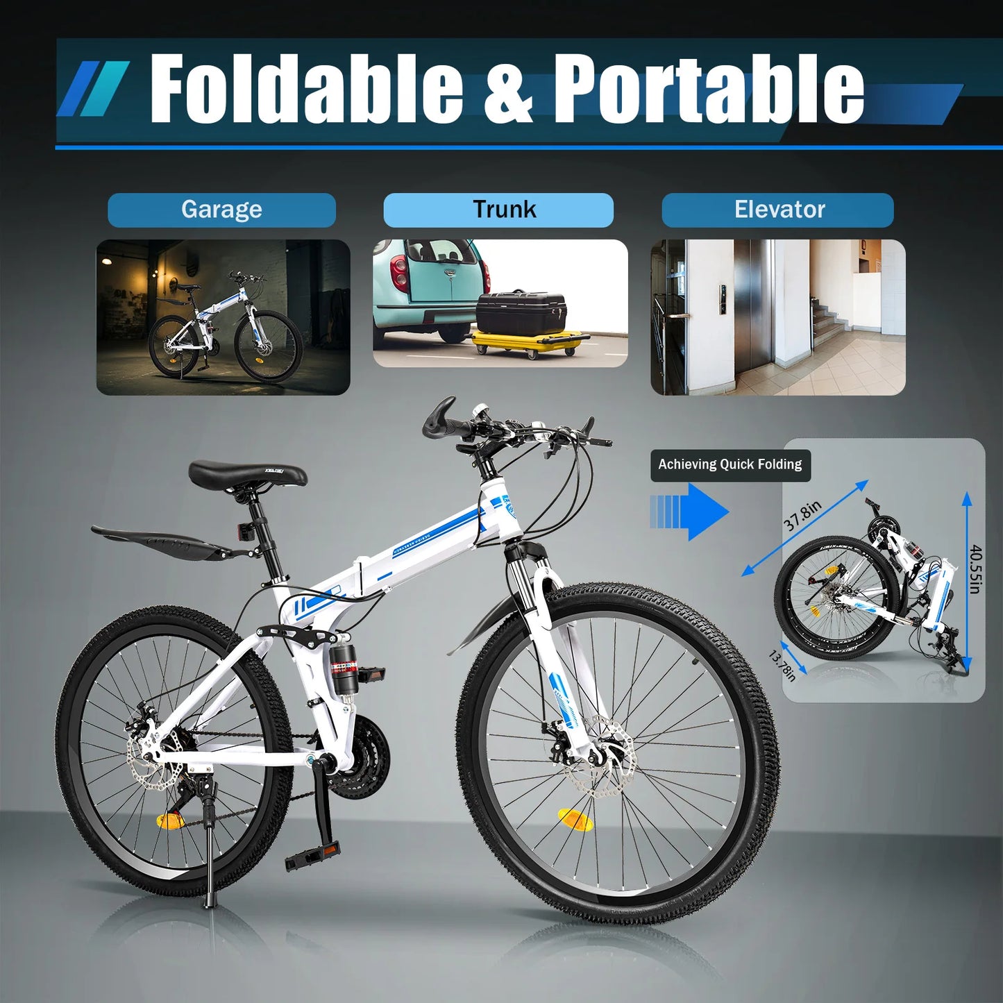 26inch Folding Mountain Bicycle