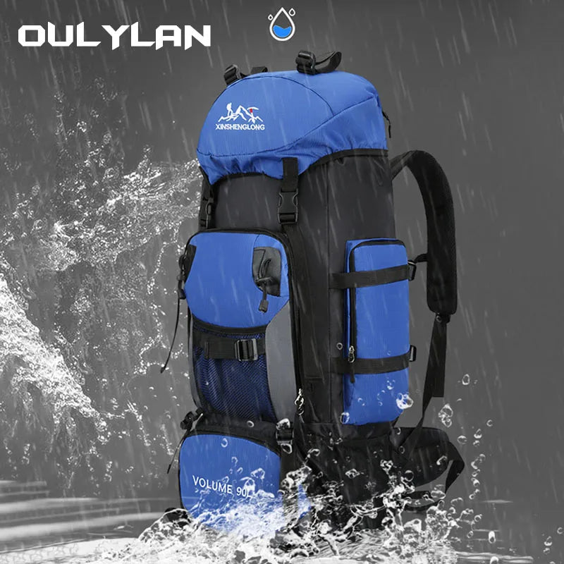 Oulylan 90-liter Camping Extra Large Large Capacity Traveling Luggage Bag