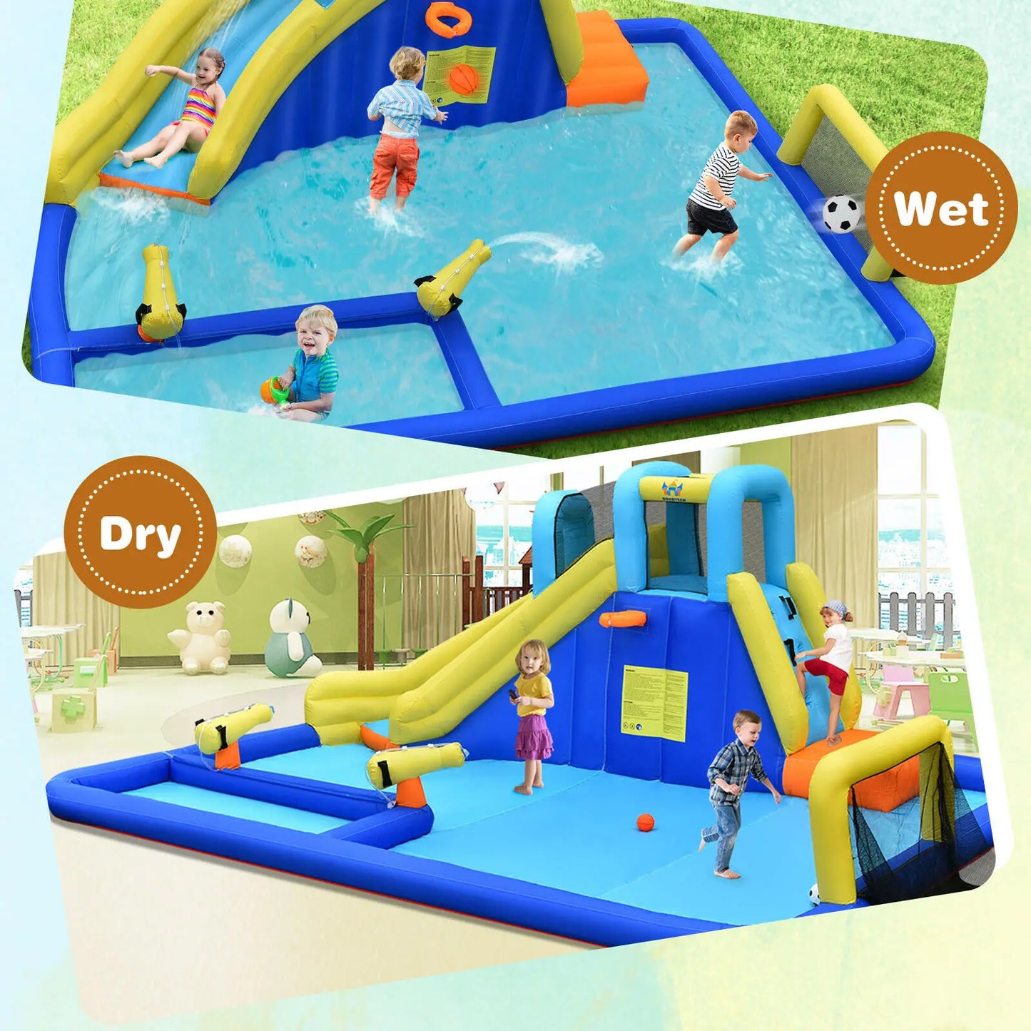 Bountech Inflatable Water Slide